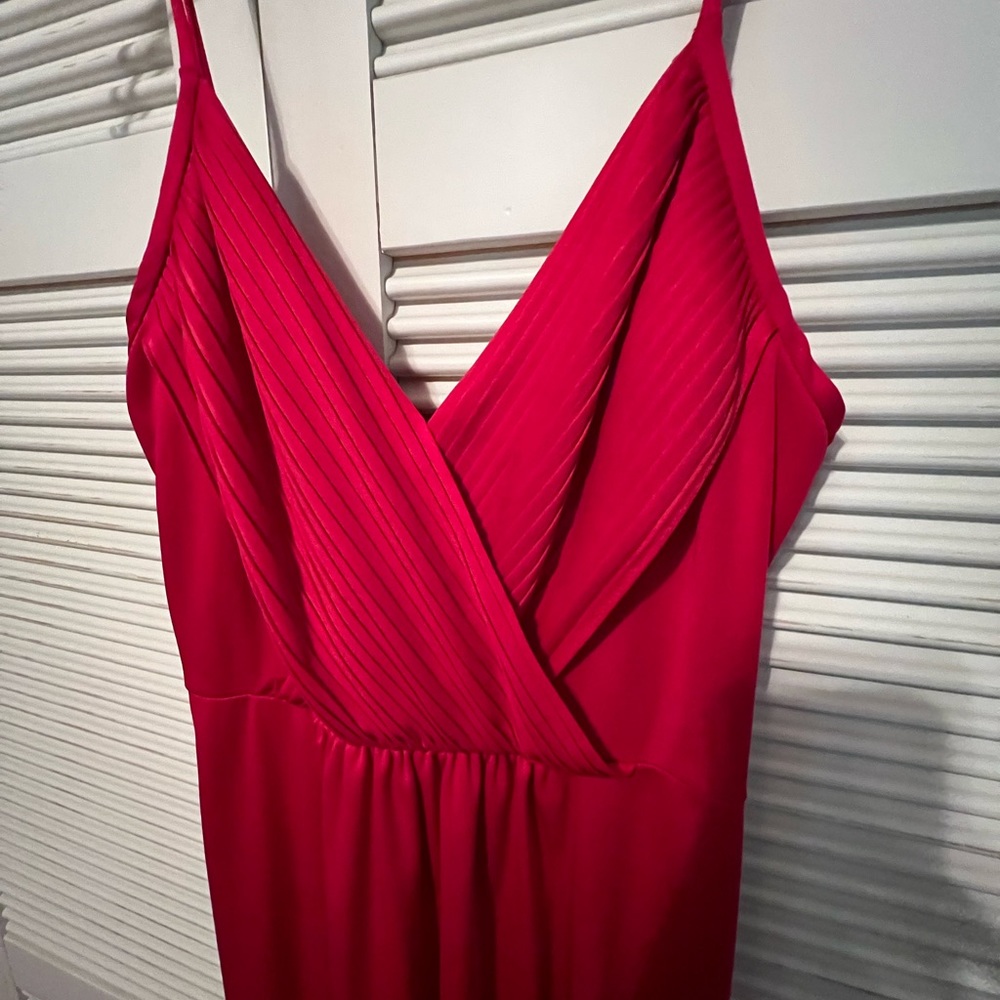 Vintage Red Spaghetti Strap Dress - Picture 4 of 7